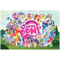 A4MLP10 Vafa My little pony 30x20cm